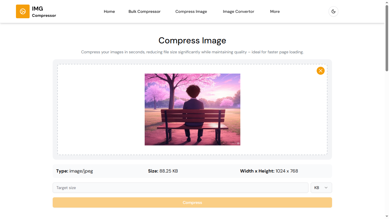 Select Compression Size